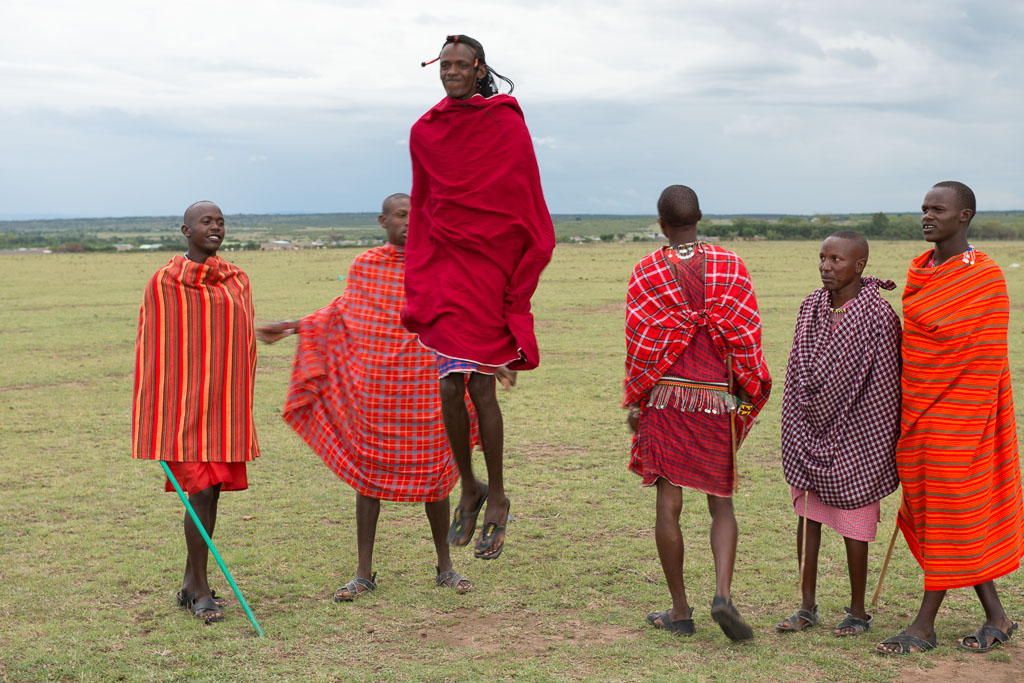 Maasai Warriors at Traditional Village (3 of 3)