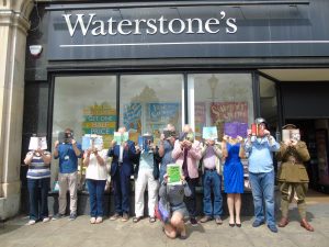 Society of Authors Herts Writers Group: Photoshoot at Waterstones Hitchin